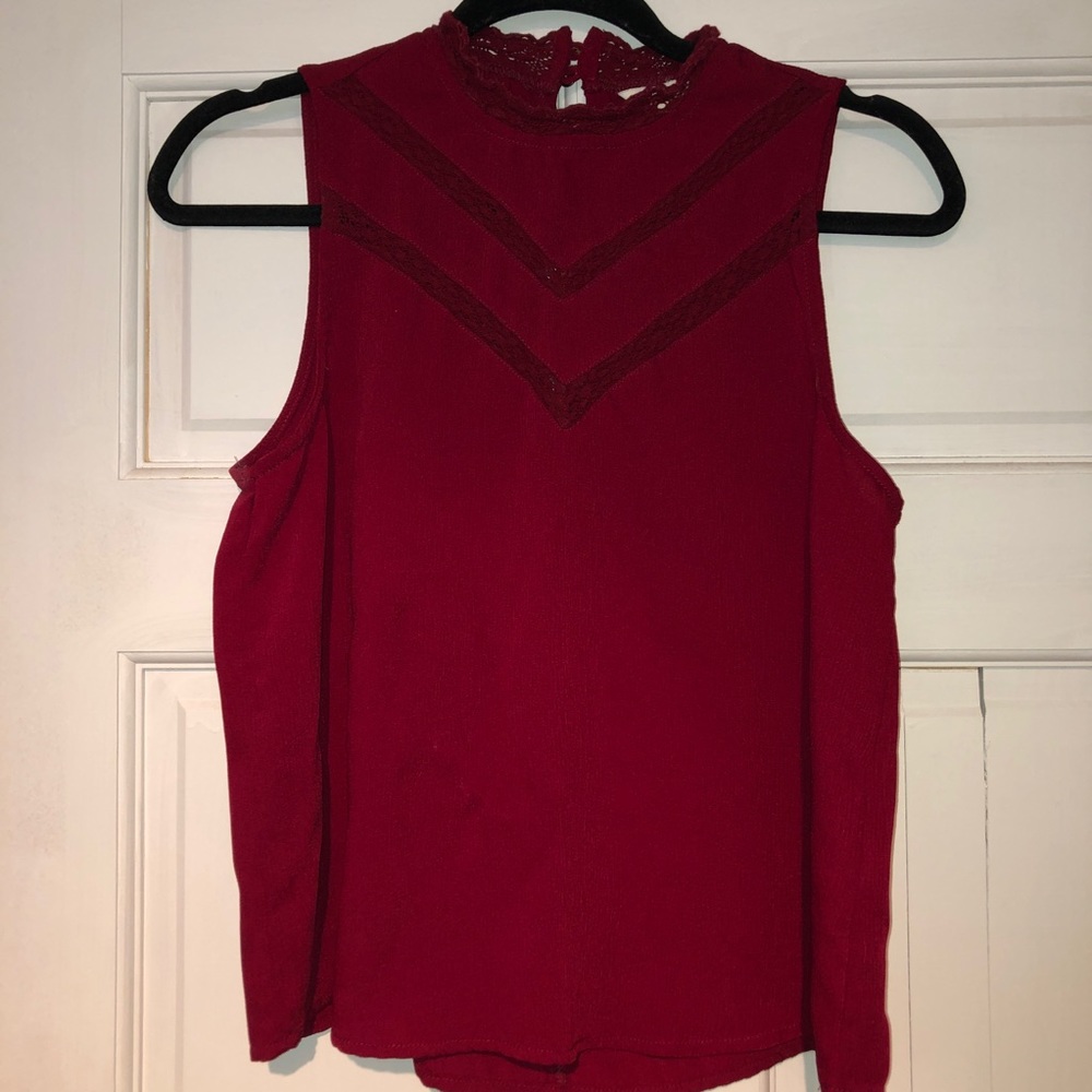 Red tank top